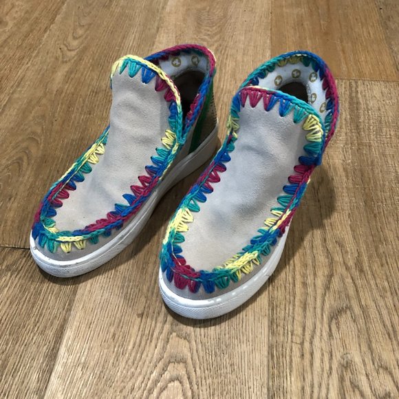 Mou Mou Summer eskimo mix colour stitching sneaker - Picture 8 of 8